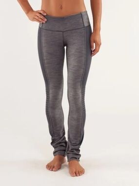 Lululemon Virtue Energy Pants in heathered gray, size 8.